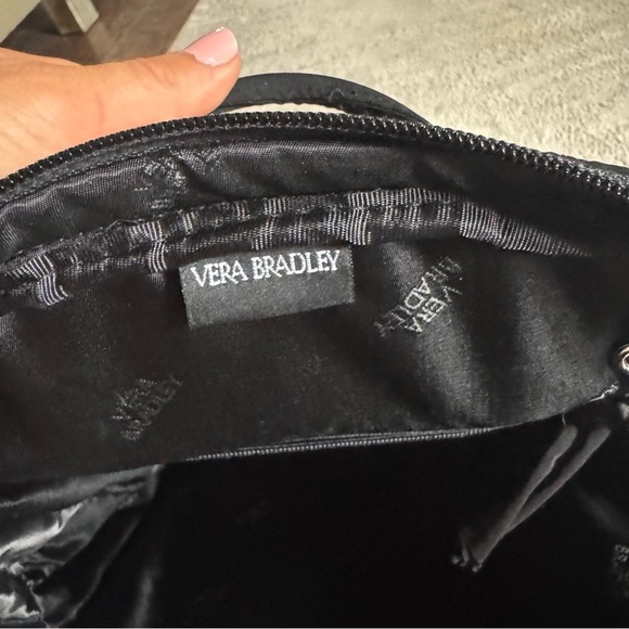 Vera Bradley black Diamond Quilted Microfiber Backpack - Picture 3 of 15